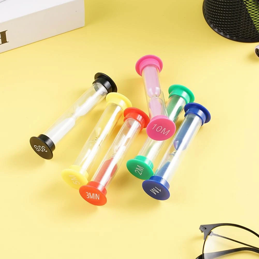 Clessidra promozionale con ventosa da 2 minuti in plastica