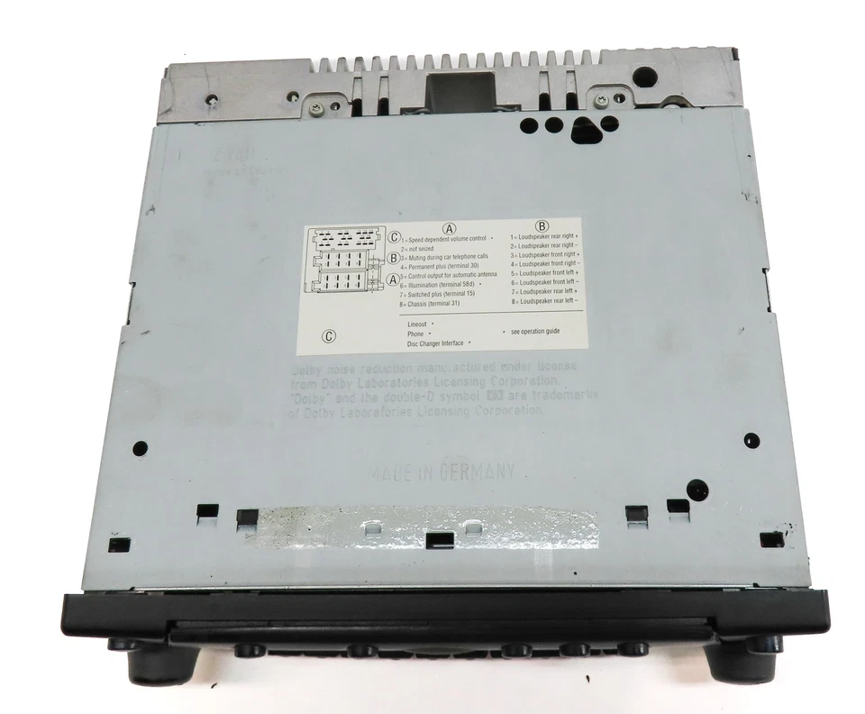 1999-2002 PORSCHE 911 BOXSTER (986) AM/FM RADIO STEREO RECEIVER CASSETTE PLAYER - Image 3 of 4