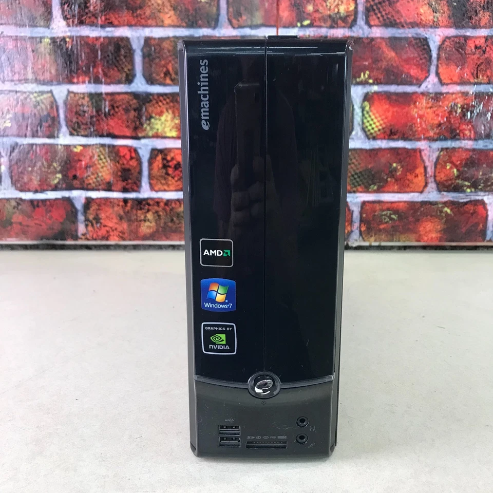 eMachines SFF Desktop PC for Retro Gaming AMD Athlon 2.80GHz 3GB RAM (Windows 7) - Image 3 of 4