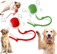 2 Packs New Electric Dog Ball Toy for Cat,360  Smart Automatic red green