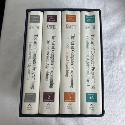 Art of Computer Programming, The, Volumes 1-4A Boxed Set by Donald