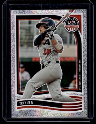 2024 Panini Panini USA Stars & Stripes Silver Speckle Trey Abel USA #50