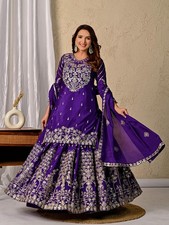 Bridal Lehenga Pakistani Lengha Choli Indian Wedding Party Bollywood Ready made