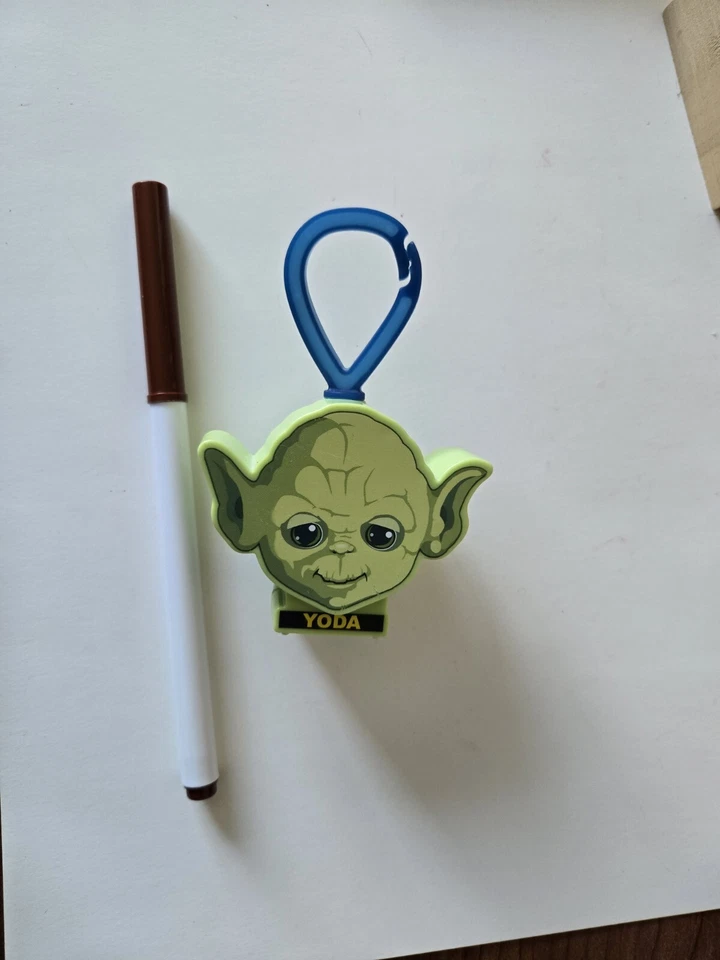 Star Wars Yoda Kids Meal Toy 2019 llavero verde ascenso de Skywalker escena visor  Foto 4 de 4