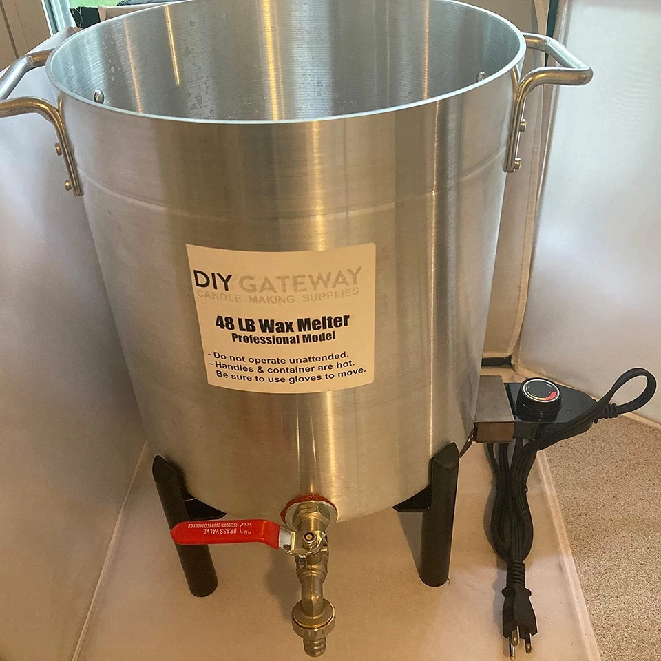 Супербольшой расплавитель воска 42 фунта для изготовления свечей: электрический плавильный котел для воска - Изображение 2 из 4