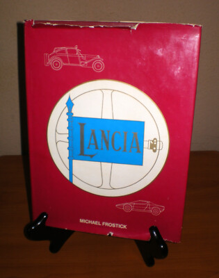 Vintage 1976 LANCIA by Frostick  European CAR Photo Book RARE Out of Print HC/DJ