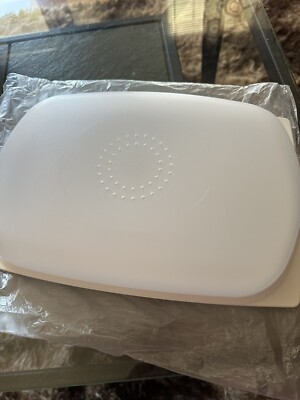 New Tupperware CheeSmart Low Rectangular Cheese Smart Container Keeper White