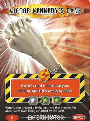DOCTOR WHO : BATTLES IN TIME TRADING CARD : VICTOR KENNEDY'S CANE : KARTE # 264~~