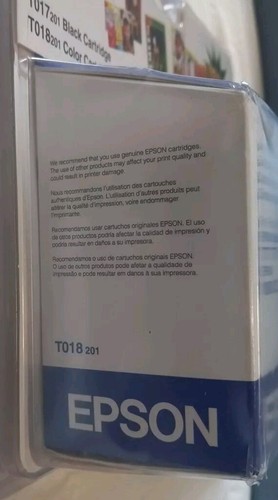 2 Pack Epson T017 And T018 Black & Color Cartridges Stylus 777 & 777i - Picture 5 of 8