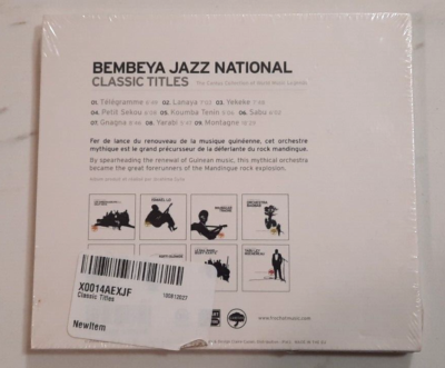 【中古】 Bembeya Jazz National / Classic Titles: Guinee 輸入盤 Classic Titles / Bembeya Jazz National (CD, 2006) NEW BB255 | eBay