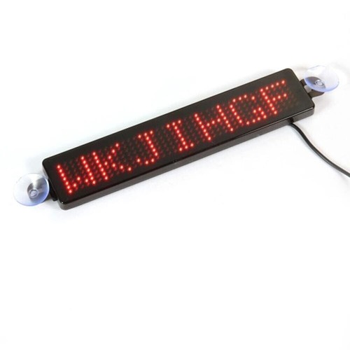 9" Car LED Programmable Showcase Message Sign Scrolling Display Lighting Board - Picture 9 of 14