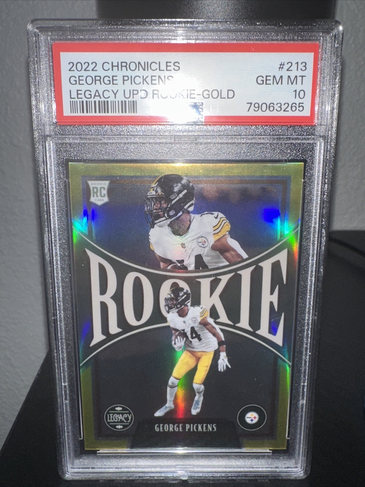 George Pickens Panini Chronicles Legacy Update Rookies #213 Gold