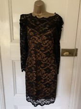 Black Gold Party Dress Bodycon 8/10