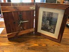 Clock and Picture Stand/12" Tall/Each Side 10" Wide/Clock Part Needs Replaced — photo 2