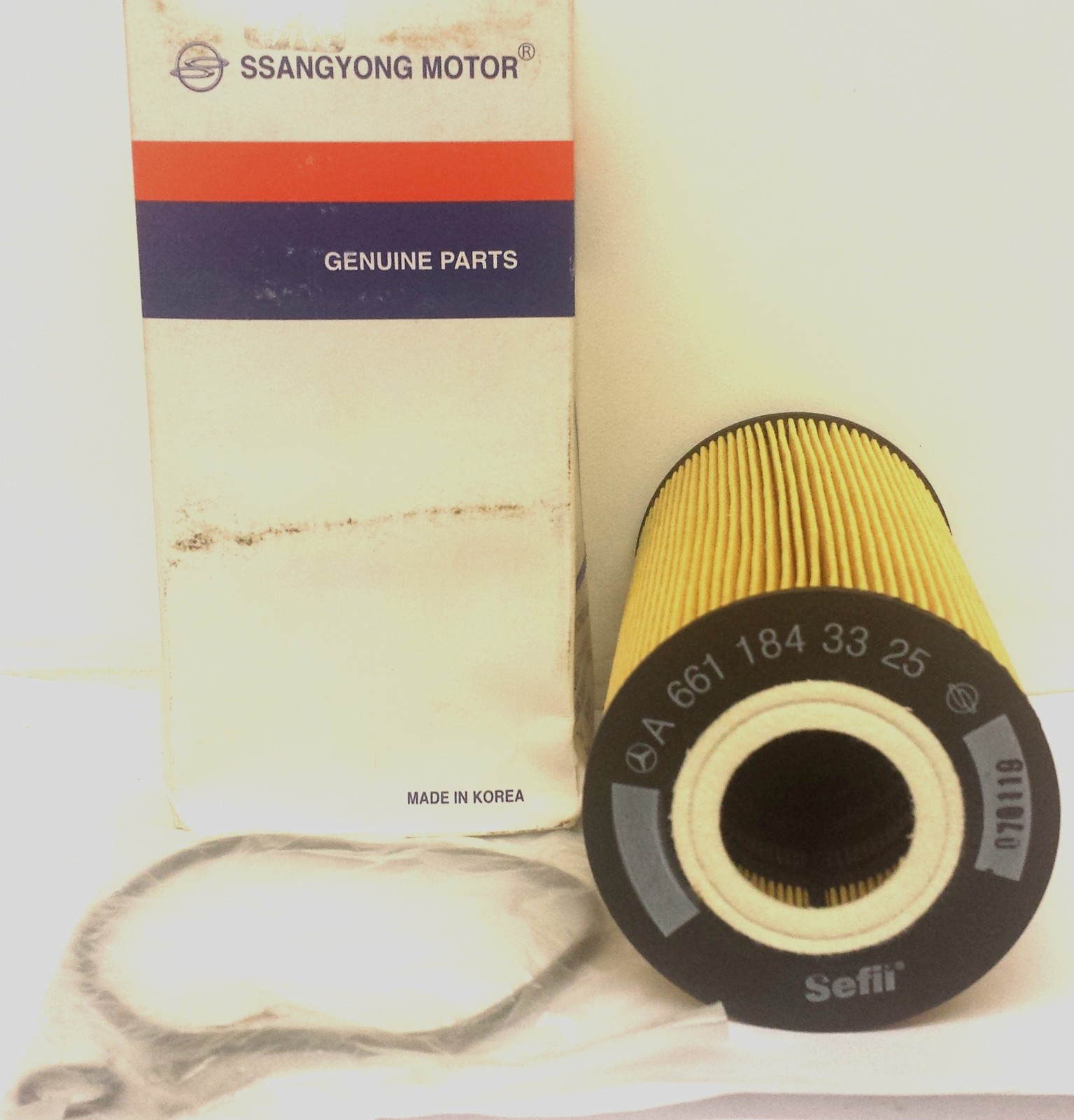 GENUINE SSANGYONG OIL FILTER Musso, Rexton 6611803309 | eBay