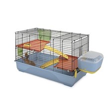 Imac Benny 100 Gabbia per Conigli Roditori con Casetta Esterna 100x54,5x66 cm