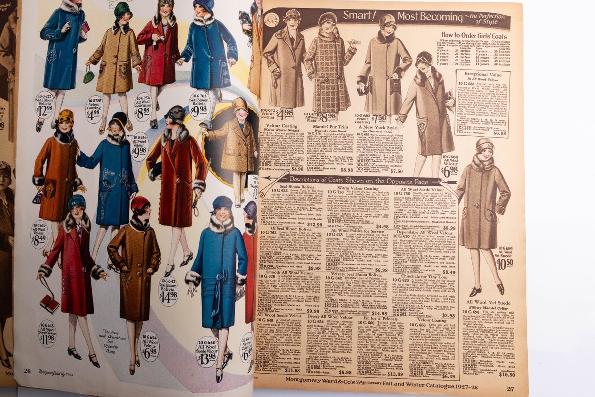 1927-28 Fall & Winter Montgomery Ward Catalog Chicago Store