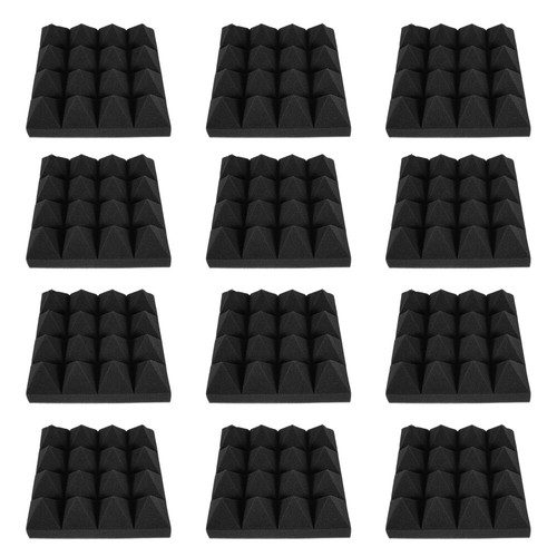 12 Pcs Sound-absorbing Cotton Drum Chamber Proof Panels for Walls Acoustic - 第 5/12 張圖片