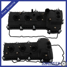 2x Engine Valve Cover Left + Right for Ford Explorer F-150 Taurus 3.5L 3.7L DOHC