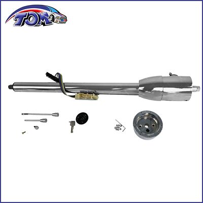1968 - 1980 Chevy Corvette 33  Chrome Tilt Steering Column KEYED Floor Shift gm