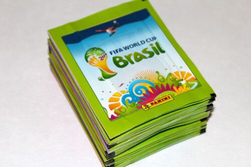 WC Panini Coupe du Monde Brésil 2014 14 - 50 x Sac paquet sachet sur pochette COMME NEUF - Photo 1/1