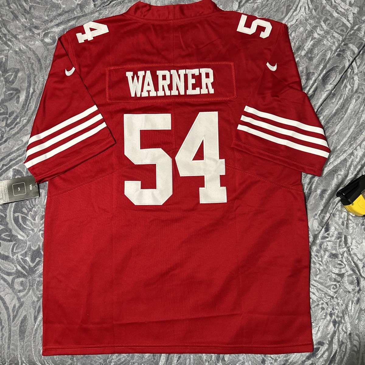 値下げ交渉可49ers ユニフォーム 22番 54xxxlサイズ 赤 値下げ交渉可49ers ユニフォーム 22番 54xxxlサイズ 赤