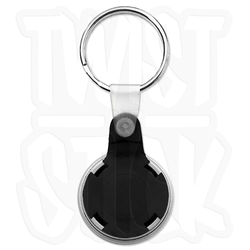 Winston Churchill V wie Victory - 25 mm Schlüsselanhänger Button Anstecker mit Zip Pull Option - Bild 2 von 5