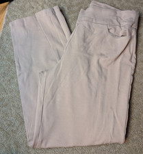 Draper's  Damon's Petites PM pull on tan dress pants tummy panel straight leg