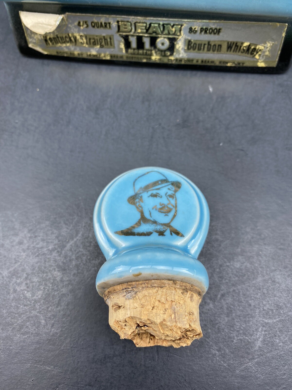 Jim Beam New Mexico State Shaped Whiskey Decanter Richard Says 1968