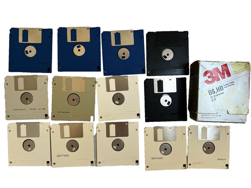 Formatted High Density 1.44 MB DS 3.5" Floppy Disks Diskettes - Mixed Brands - Afbeelding 2 van 11