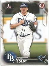 Ryan Boldt Tampa Bay Rays 2016 Bowman Draft