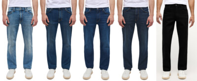 Mustang Jeans Tramper - Größen: W30-52 L30-36 viele Farben / Straight Leg
