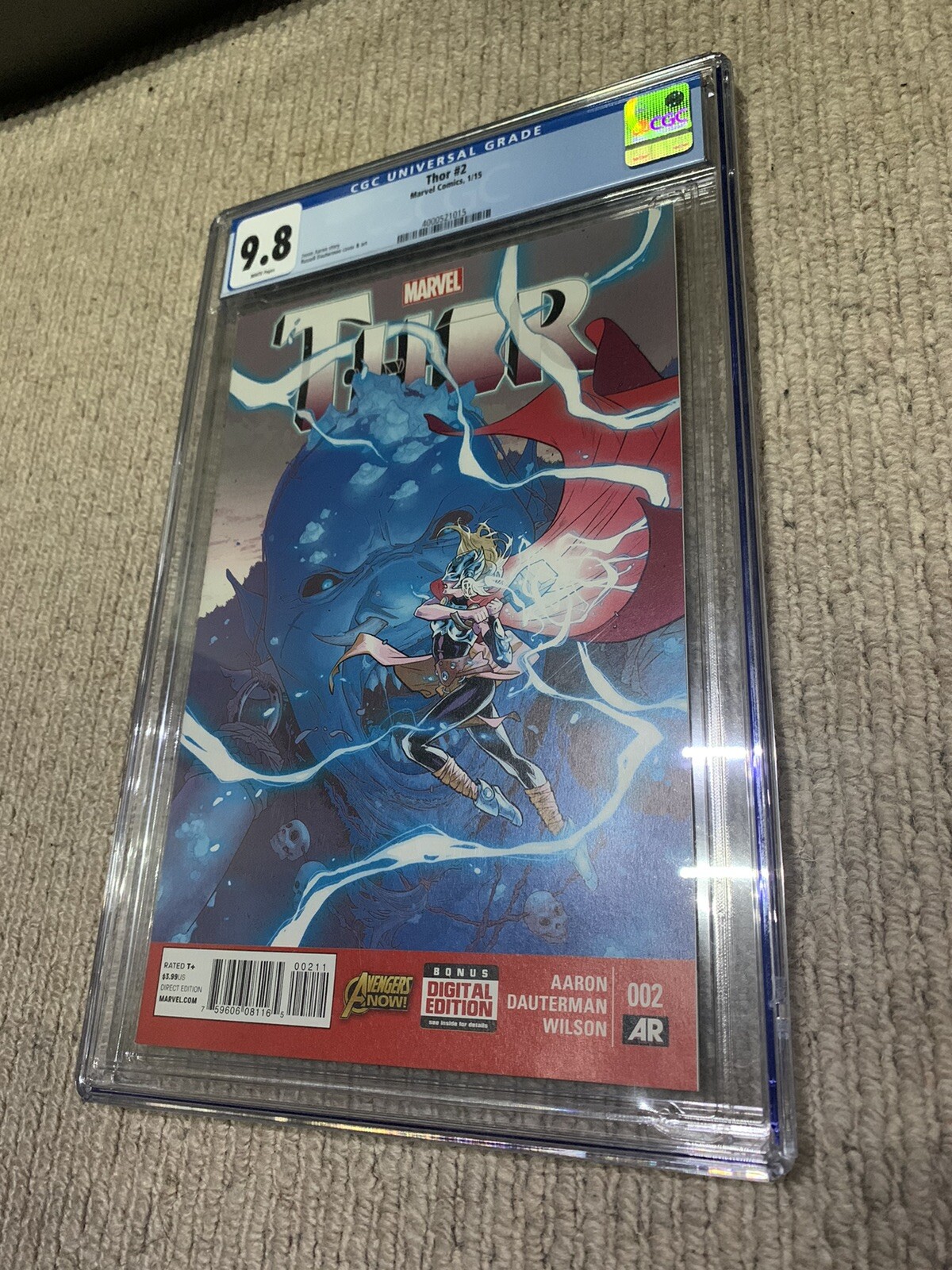 Thor 2/ 2015 Marvel Comics Cgc 9.8