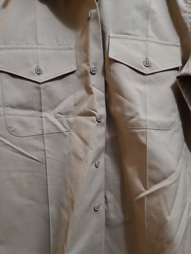 Khaki Shirt Short Sleeve 15 1/2 DLA LCPL USMC Uniform #2 - Picture 3 of 7