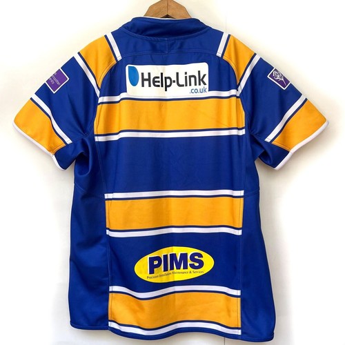 Leeds Rhinos 2014 2015 Talla 2XL ISC Camiseta Rugby Maillot Kit Camiseta Amarillo - Imagen 3 de 20