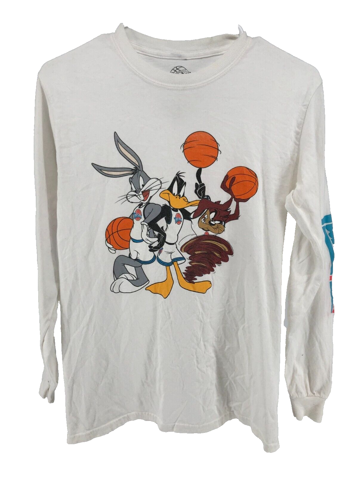 Space Jam Tune Squad Men's Small White Graphic Tee  