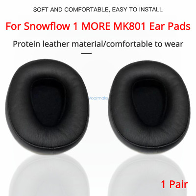 Replacement Ear Pads For Snowflow 1 MORE MK801 Headphone Cover