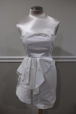 ALICE + OLIVIA Women's White Peplum Strapless Dress SIZE 2 (DR400