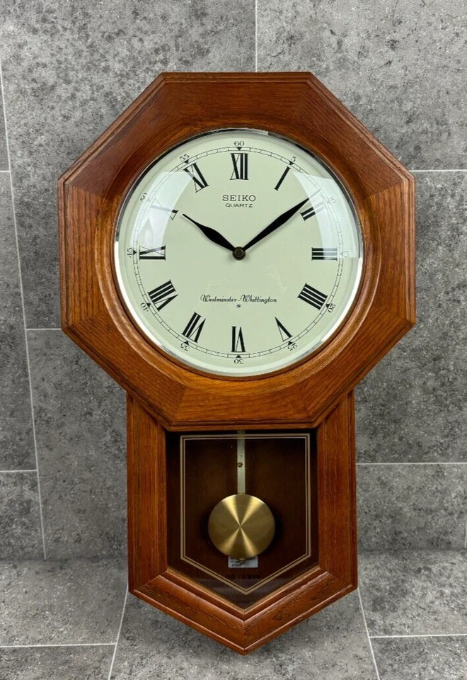 Seiko QXH102B Westminster Whittington Bastler Pendeluhr Glockenspiel Wanduhr Uhr
