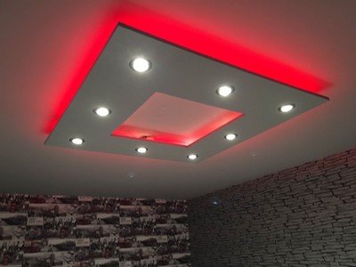 Ceiling Lights Kitchen Living Room Bar Panel Island Colour Led Fibre Optic Ebay