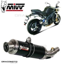 Auspuff TRIUMPH SPEED TRIPLE 1050 2007 2008 MIVV Gp Carbon Bass