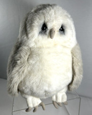 Lou Rankin Friends Wordsworth Snowy White Owl Realistic Bird Dakin Plush Toy 11"