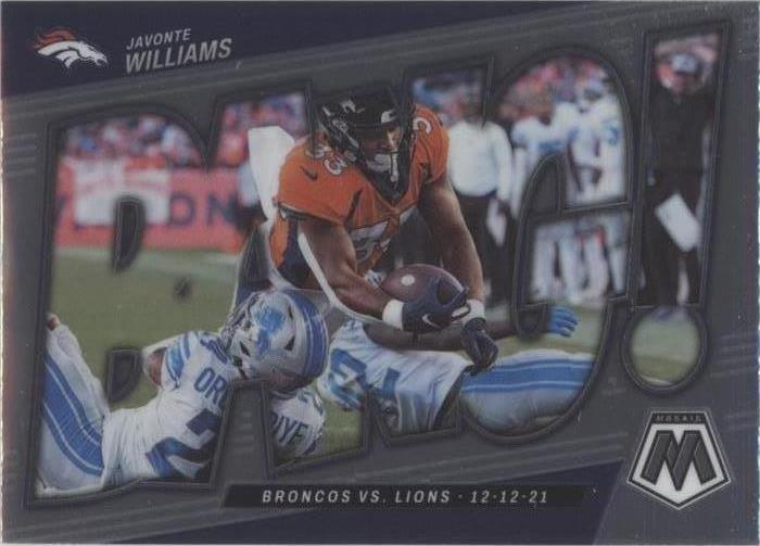 2022 Panini Mosaic Javonte Williams #B-5 - 1 of 2