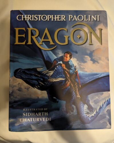 PODPISANY Eragon: Ilustrowana edycja Auto autorstwa Christophera Paoliniego Twarda okładka  - Zdjęcie 1 z 5