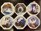 Franklin Mint & Hamilton Collection Cat Collector Plates Set Of 6