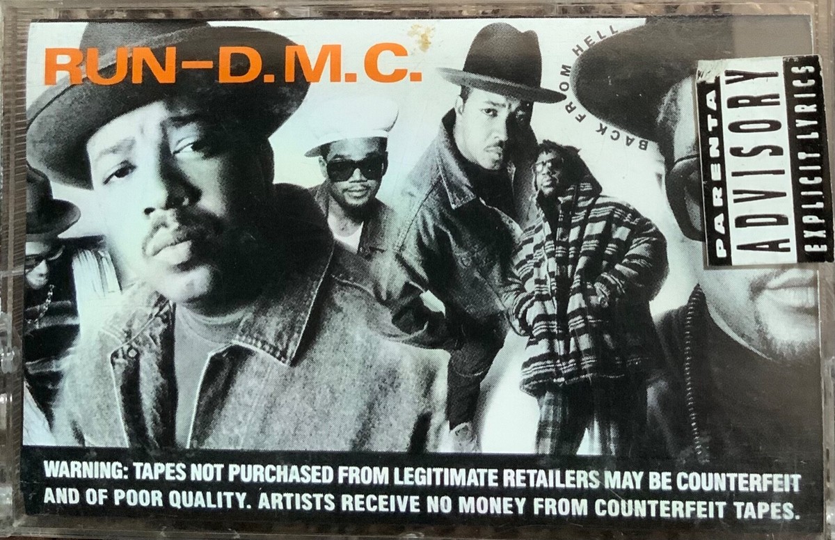 RUN DMC Back From Hell Cassette Excellent VG+ Hip Hop Rap Old School | eBay