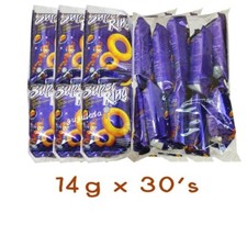 Súper Anillo Malasia Snack Favorito 14g x 30 paquetes Sabor Queso Debe Probar