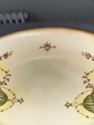Vintage Antique Large Crown Devon Fieldings 40cm Wash Bowl - Picture 14 of 15