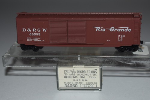 Carro de carga doble puerta Kadee 34060 Rio Grande 50' escala N 63555 C50670 | Zustand: Used