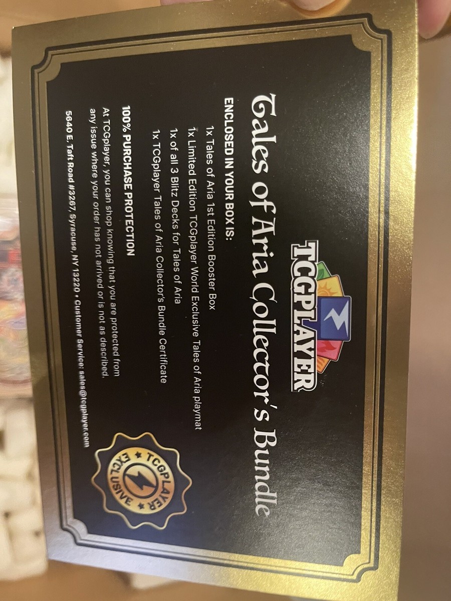 tales of aria first edition booster box Tales of Aria First Edition: Booster Pack – Fluke & Box main image 1